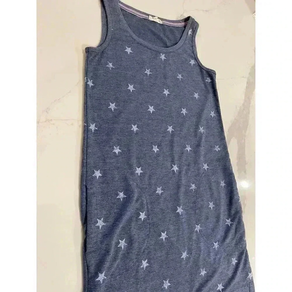 Jane and Delancey Blue White Star Print Tank Top Dress Women’s Size XS - Picture 4 of 6